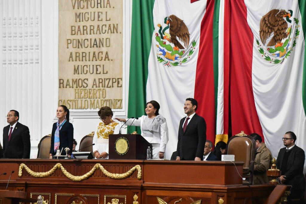 Toma de protesta de Clara Brugada como jefa de Gobierno de CDMX