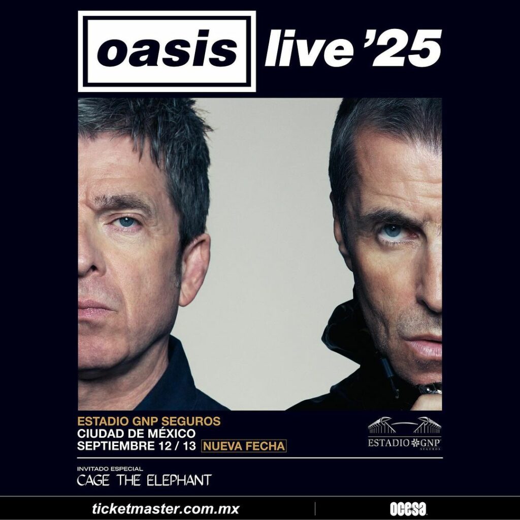 Oasis 2025 gira México segunda fecha